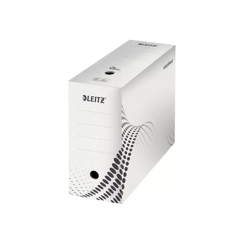 LEITZ easyboxx arhīva kaste, balta, 150 mm iekšējais platums, 25 gab., pārstrādāts gofrēts kartons