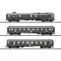 Märklin 42490 H0 3 vagonu ekspresvilciena pasažieru vagonu komplekts PwPost4ü-28 no DRG