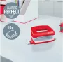 LEITZ Mini NeXXt WOW 5060 perforators, sarkans, 10 lapas, 2 caurumi, 5060-10-26
