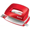 LEITZ Mini NeXXt WOW 5060 perforators, sarkans, 10 lapas, 2 caurumi, 5060-10-26
