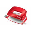LEITZ Mini NeXXt WOW 5060 perforators, sarkans, 10 lapas, 2 caurumi, 5060-10-26