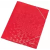 LEITZ WOW A4 dokumentu mape ar elastīgām aizdarēm, PP laminēts kartons, sarkana, 150 lapas, 3982-00-26