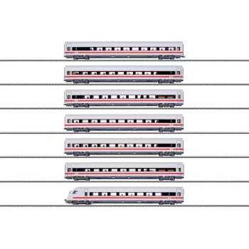 Märklin 042930 H0 ICE ātrvilciena vagonu komplekts ar 7 vagoniem, DB AG, mērogs 1:87