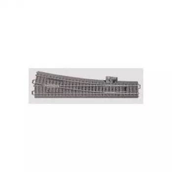 Märklin H0 C-Gleis (ar balastu) 24712 sliežu pārmija, slaidā, labā 236,1 mm (24712)