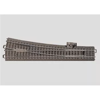 Märklin H0 C-Gleis (ar balastu) 24712 sliežu pārmija, slaidā, labā 236,1 mm (24712)