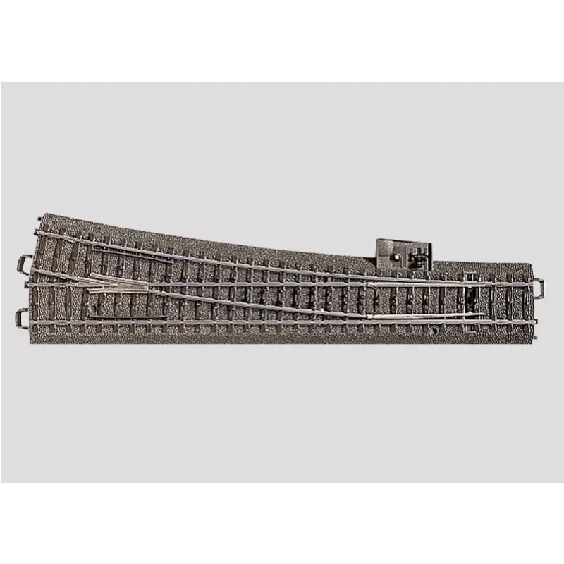 Märklin H0 C-Gleis (ar balastu) 24712 sliežu pārmija, slaidā, labā 236,1 mm (24712)