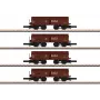 Märklin 082710 Z mēroga pašizkrāvējvagunu komplekts Deutsche Bundesbahn IV ēra