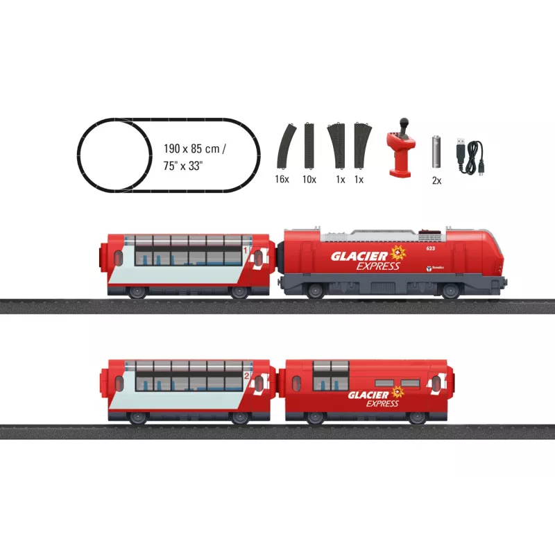 Märklin World 29348 H0 starta komplekts Glacier Express (29348)