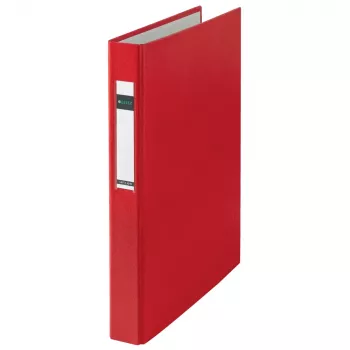 LEITZ Standard gredzenu mapi A4 Oversize sarkana 2 D-gredzeni 41 mm mugura 25 mm gredzena diametrs 4210-00-25