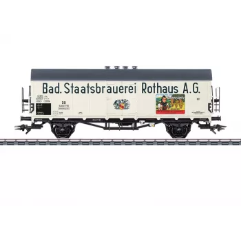 Märklin 046805 H0 AC Rungenwagen Rlmms 580 Deutsche Bundesbahn IV ēra platforma ar statņiem