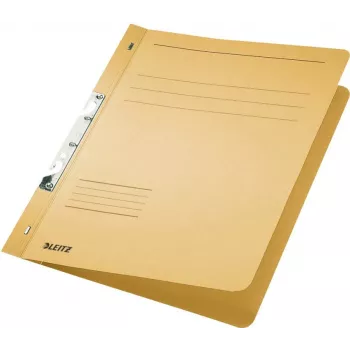 LEITZ dokumentu stiprinājums ar spraugu, DIN A4, manilas kartons, šamija krāsā, 250 gsm, 170 lapu ietilpība, 80 mm mehānisms, 50 gab. iepakojumā (3746-00-11)