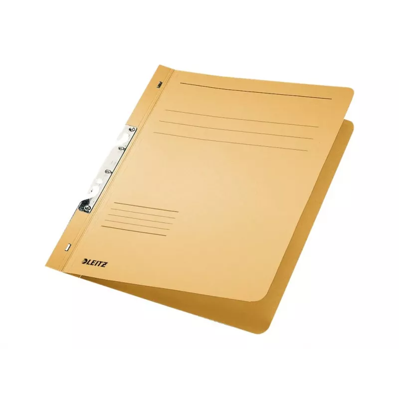 LEITZ dokumentu stiprinājums ar spraugu, DIN A4, manilas kartons, šamija krāsā, 250 gsm, 170 lapu ietilpība, 80 mm mehānisms, 50 gab. iepakojumā (3746-00-11)