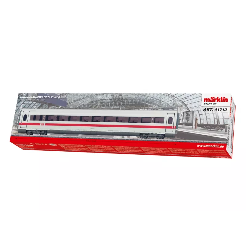 Märklin Start up 041712 H0 2. klases vagonu ar atvērtu salonu ICE 2, BR 806.3, VI ēra, AC, 1:87