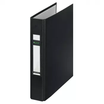 LEITZ Standard gredzenu mapi A5, 2 D-gredzeni, melna, 37 mm mugura 4213-00-95