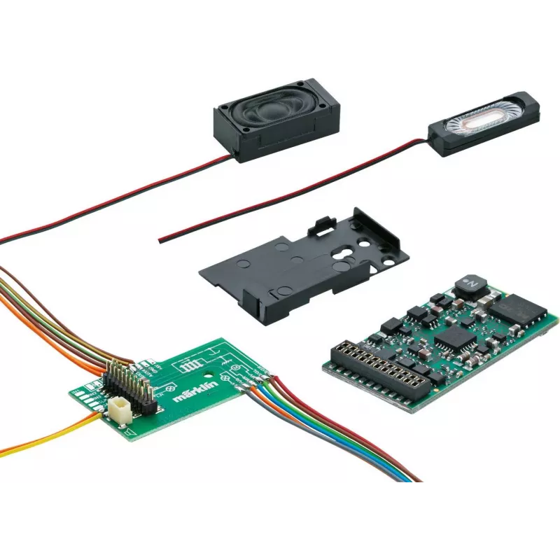 Märklin 60977 mSD/3 elektriskās lokomotīves skaņas dekoders ar PCB