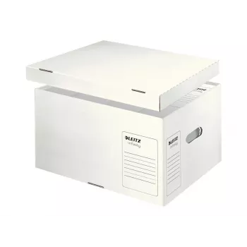 Leitz 61040000 Infinity arhīva konteiners, balts, 10 gab., A4/Folio, sakraujams, pārstrādāts kartons