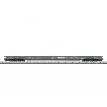 Märklin 047408 H0 zemu bortu vagons ar traktora kravu (AC)