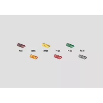 Märklin 71423 savienotājuzmavas zaļas, 10 gab. komplekts modeļu dzelzceļiem