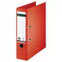 LEITZ 180° sviras arhivēšanas mape A4 80 mm gaiši sarkans kartons 1007-00-20
