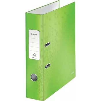 Leitz 180° WOW A4 sviras arhivēšanas mape ar apaļajiem gredzeniem, kartona, zaļa, 600 lapām, 80 g/m² (10050054)