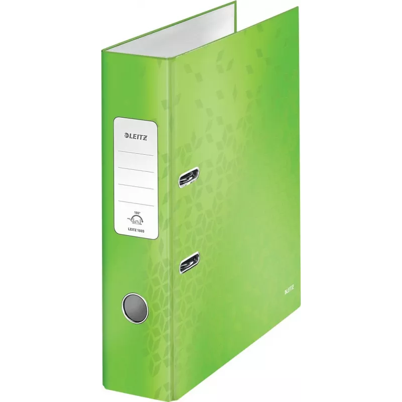 Leitz 180° WOW A4 sviras arhivēšanas mape ar apaļajiem gredzeniem, kartona, zaļa, 600 lapām, 80 g/m² (10050054)