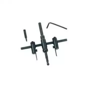 Brüder Mannesmann regulējams apļu griezējs 30-120 mm ar HSS asmeņiem (537)