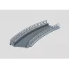 Märklin 074613 izliekts uzbrauktuves elements tilta balstam, HO mērogs, pelēks