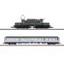 Märklin 81221 Z mēroga vilciena komplekts - 175 gadi Geislinger Steige DB 50. klases tvaika lokomotīve ar 3 kravas vagoniem, sliedēm un kontrolieri