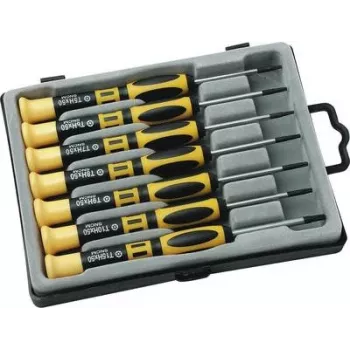 Brüder Mannesmann M11730 7 priekšmetu instrumentu komplekts ar knaiblēm, skrūvgriežiem un sprieguma testeri