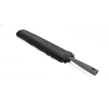 Haug Bürsten 8478 plastmasas putekļu slotas galva, pelēka, 10 cm plata