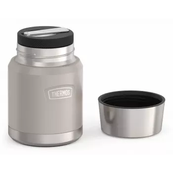 THERMOS ICON termoss ēdienam, bēšs, 0,47 L, nerūsējošā tērauda trauks ar salokāmu karoti 4120323047