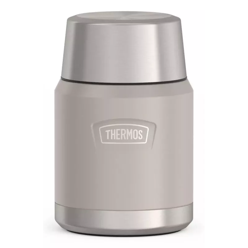 THERMOS ICON termoss ēdienam, bēšs, 0,47 L, nerūsējošā tērauda trauks ar salokāmu karoti 4120323047