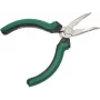 BRÜDER MANNESMANN GREEN LINE elektronikas liektās adatknaibles 125 mm, instrumentu tērauds, zaļš/sudraba/melns M 1070-5