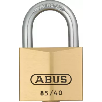 ABUS 85/50 masīva misiņa piekaramā atslēga 50 mm ar rūdīta tērauda sprūdu, 2 atslēgas 806315