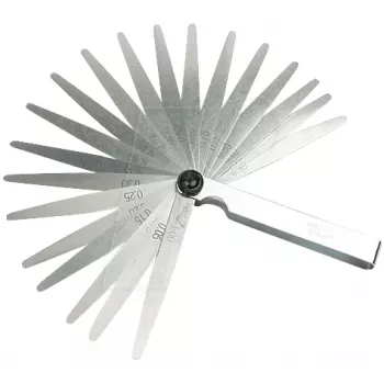 BRÜDER MANNESMANN MAN M247-20 spraugu mērlapas, 20 lāpstiņas, 0,05–1,0 mm, metriskā