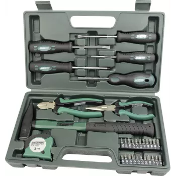 Brüder Mannesmann M29031 31 priekšmetu DIY instrumentu komplekts ar koferi