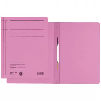 LEITZ Rapid dokumentu mape ar metāla aizdari, DIN A4, manilas kartons, rozā, 250 g/m², 250 lapu ietilpība, 25 gab. iepakojumā (3000-00-22)