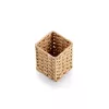 Zeller pildspalvu turētājs Paper Weave Natural 8 x 8 x 10,7 cm (15210)