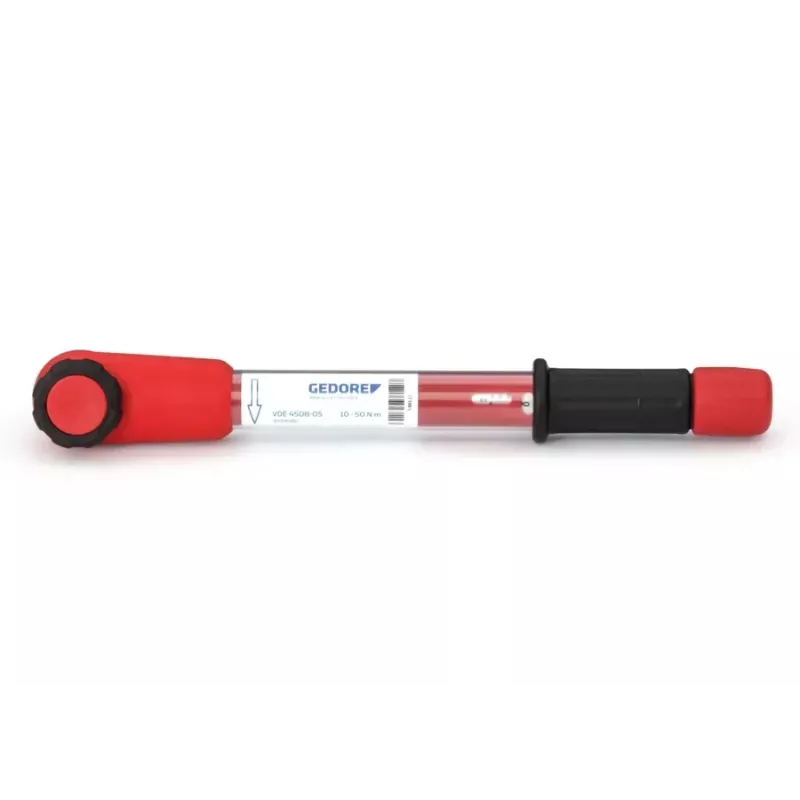 Gedore VDE 4508-05 3079066 izolēta moments atslēga 1/2 inch 10-50 Nm