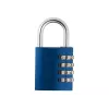 ABUS 488078 masīva misiņa piekaramā atslēga ar rūdīta tērauda sprūdu, 45 mm korpuss, atšķirīgi atslēgta, 2 atslēgas ABVS48807