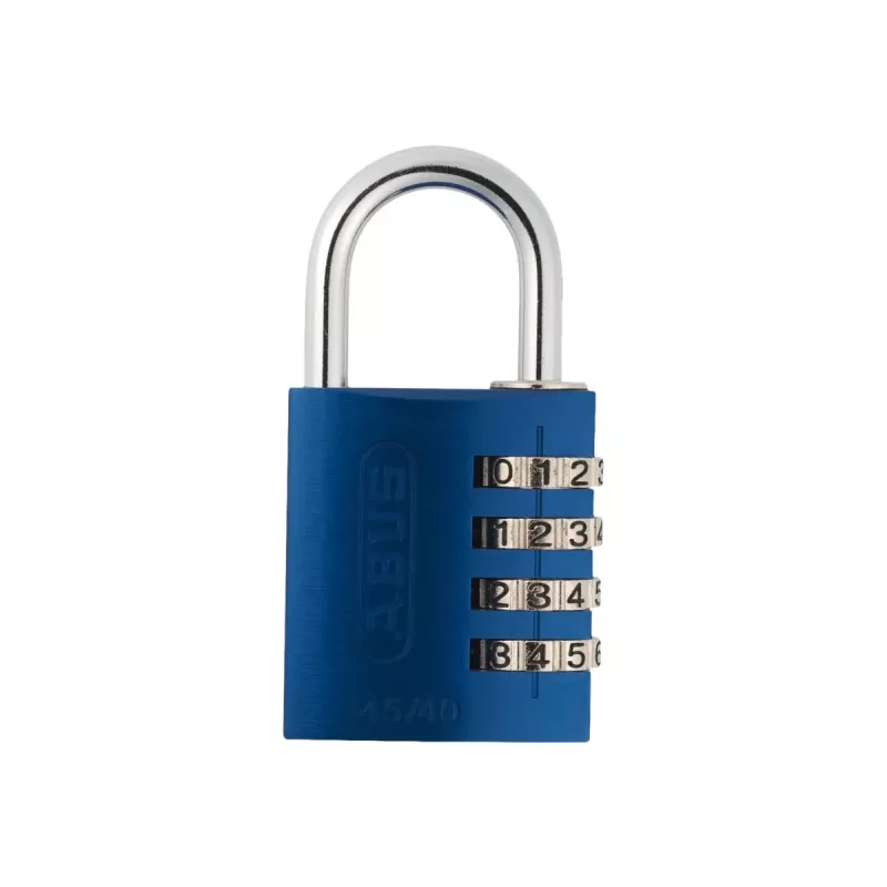 ABUS 488078 masīva misiņa piekaramā atslēga ar rūdīta tērauda sprūdu, 45 mm korpuss, atšķirīgi atslēgta, 2 atslēgas ABVS48807