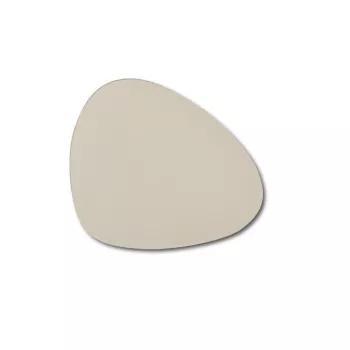 Zeller 27057 paliktņu komplekts, 6 gab., mākslīgā āda, 12 x 10 cm, bēšs