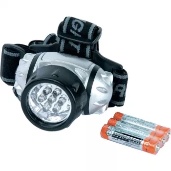 BRÜDER MANNESMANN LED galvas lukturis, pagriežams, ar 7 LED, 3 spilgtuma līmeņi, 1 gab. (M30640)