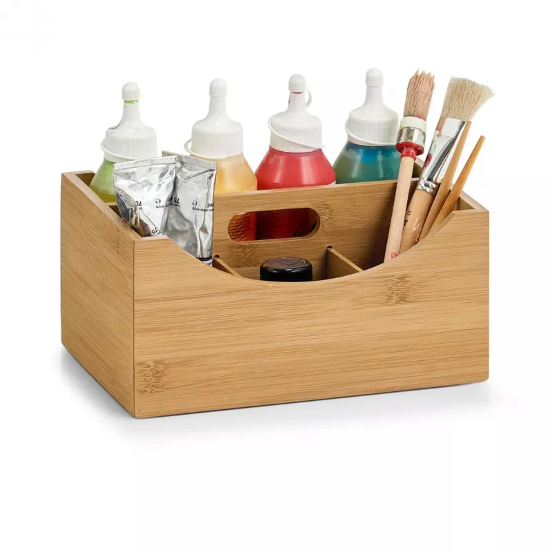 Zeller glabāšanas kaste Natural 25 x 18 x 12 cm bambuss 13336