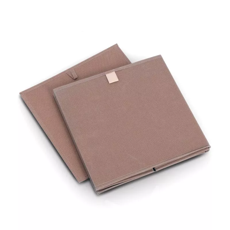 Zeller Mocca kuba uzglabāšanas kaste 32 x 32 x 32 cm ar vāku un rokturi 14541