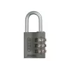 ABUS 466229 masīva misiņa piekaramā atslēga ar rūdīta tērauda sprūdu, 30 mm, atšķirīgas atslēgas, 2 atslēgas