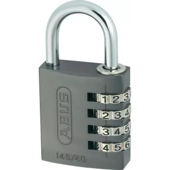 ABUS 48806 masīva misiņa piekaramā atslēga ar rūdīta tērauda sprūdu, atslēdzama, 30 mm ABVS48806