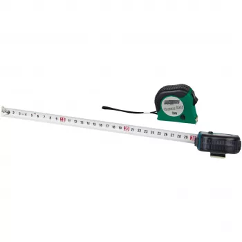 Brüder Mannesmann M80503 5 m mērlente ar 19 mm tērauda asmeni, gumijotu ABS korpusu, metriskā, II klase