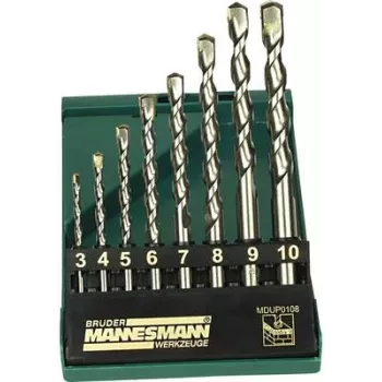 Brüder Mannesmann M54309 mūra urbju komplekts, 5 gab., 4-10 mm, ar cietmetāla uzgalīti, DIN 8039