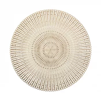 Zeller 6 gab. zelta ažūra galda paliktņu komplekts | 45 x 30 cm | PVC 27003